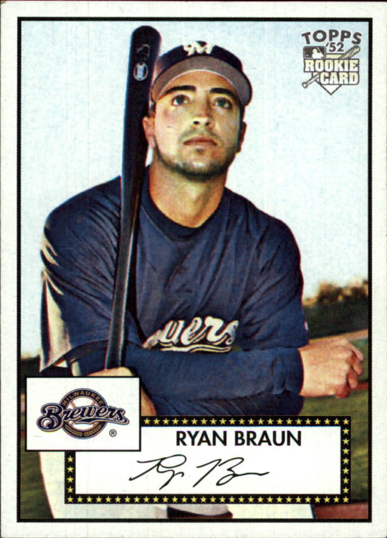 2007 Topps 52 #20a Ryan Braun (RC)
