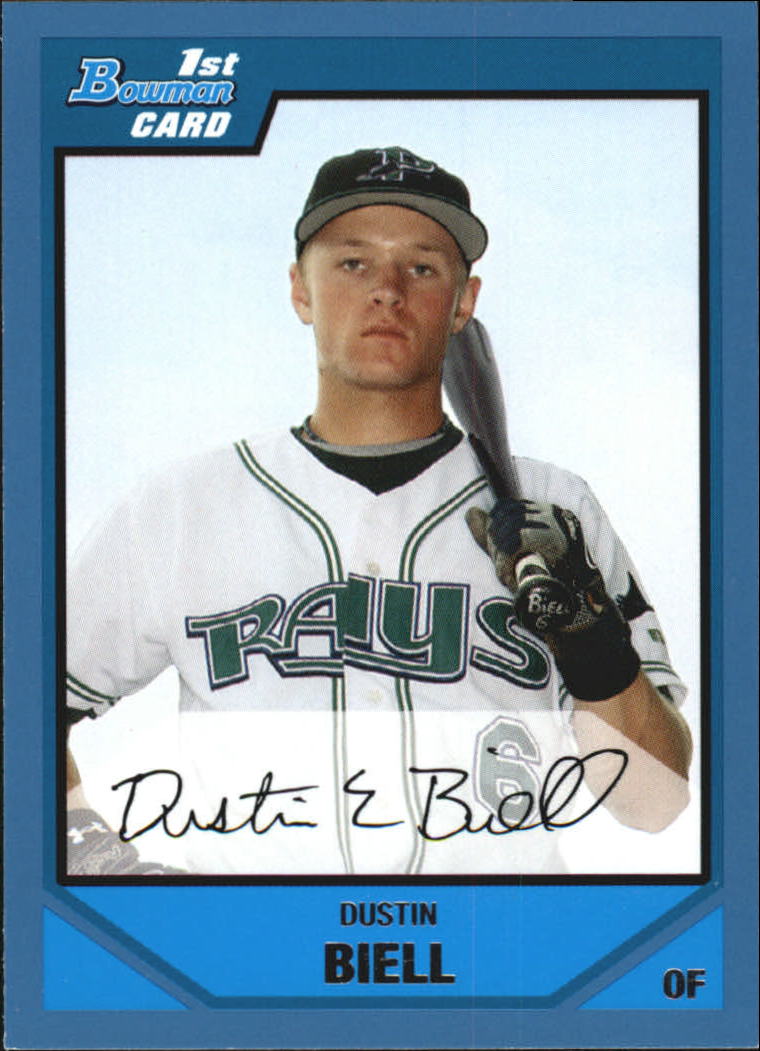 2007 Bowman Draft Draft Picks #BDPP25 Dustin Biell