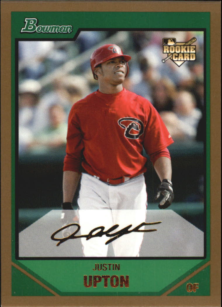 2007 Bowman Draft Gold #BDP3 Justin Upton