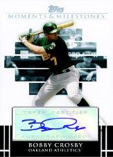 2008 Topps Moments and Milestones Milestone Autographs #BC Bobby Crosby B