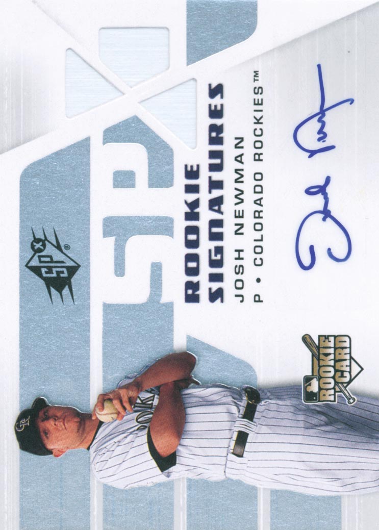 2008 SPx Silver #112 Josh Newman AU