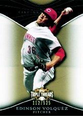 2009 Topps Triple Threads Sepia #6 Edinson Volquez