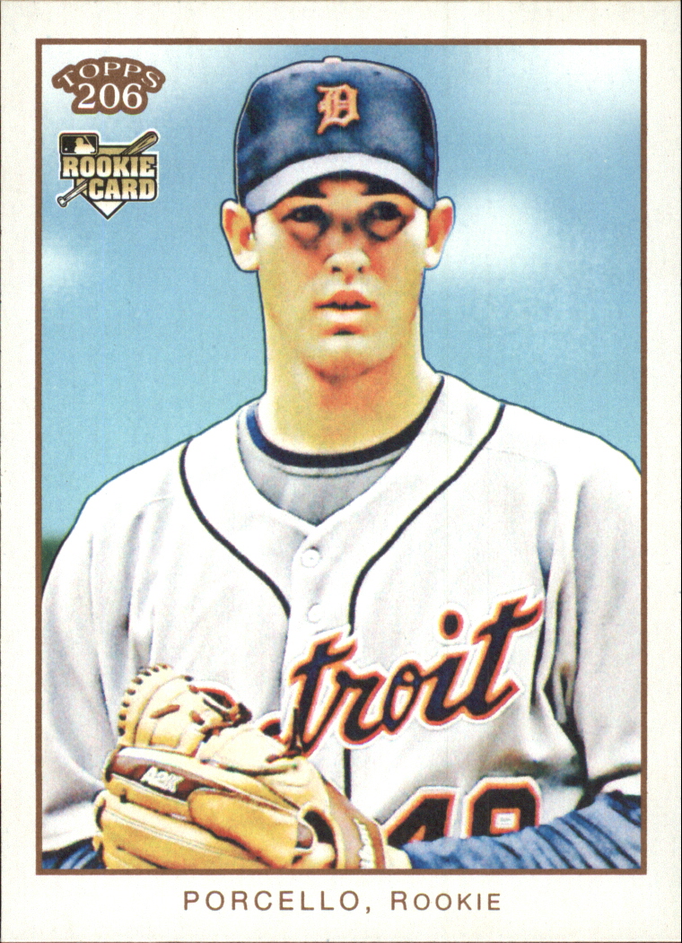 2009 Topps 206 #72a Rick Porcello RC