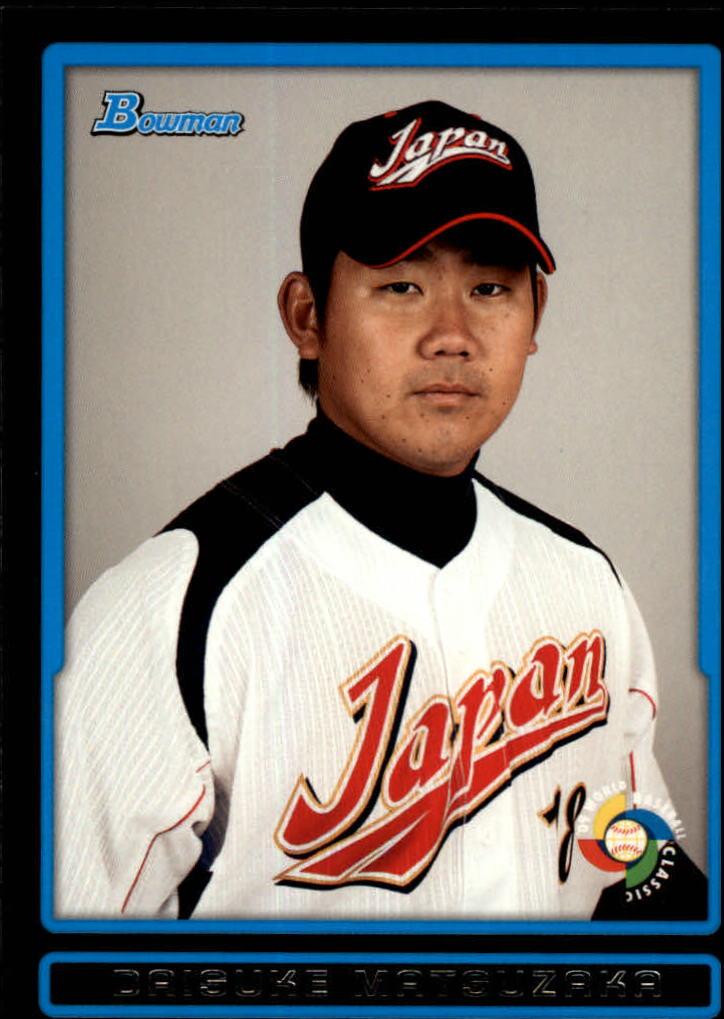 2009 Bowman Draft WBC Prospects #BDPW22 Daisuke Matsuzaka