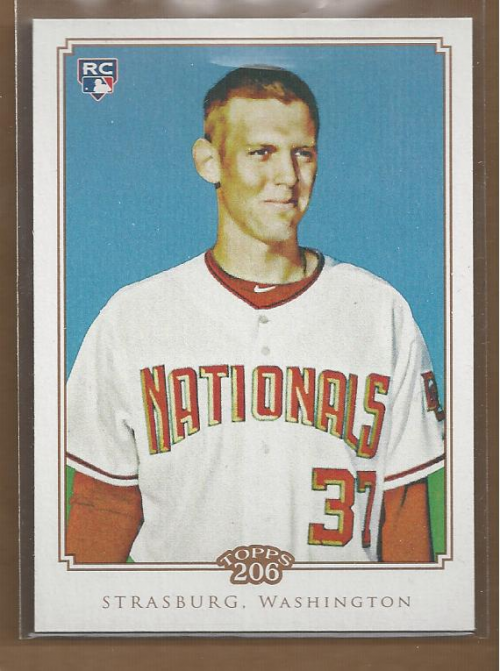 2010 Topps 206 #55 Stephen Strasburg RC