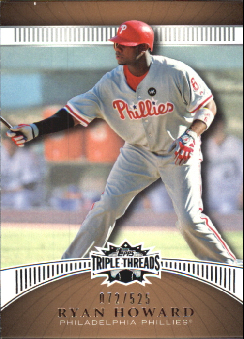 2010 Topps Triple Threads Sepia #72 Ryan Howard