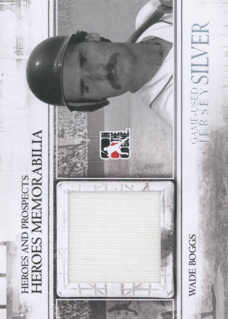 2011 ITG Heroes and Prospects Heroes Jerseys Silver #9 Wade Boggs