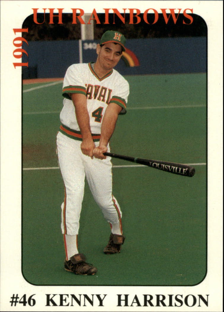 1991 Hawaii Islanders Team Issue 16 Kenny Harrison