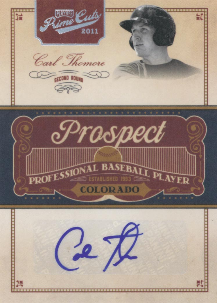 2011 Prime Cuts Prospect Signatures #CT Carl Thomore