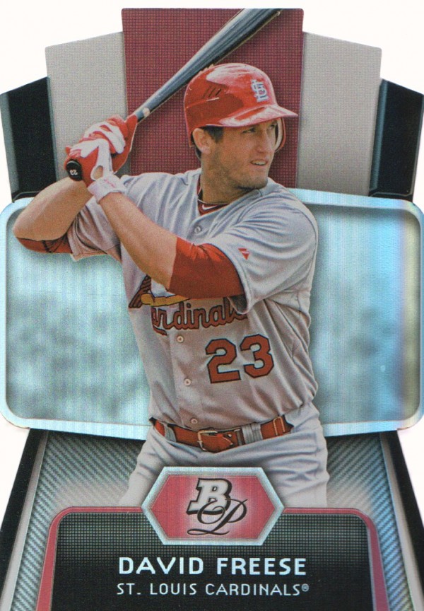 2012 Bowman Platinum Cutting Edge Stars #DF David Freese