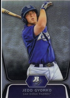 2012 Bowman Platinum Prospects Refractors #BPP15 Jedd Gyorko