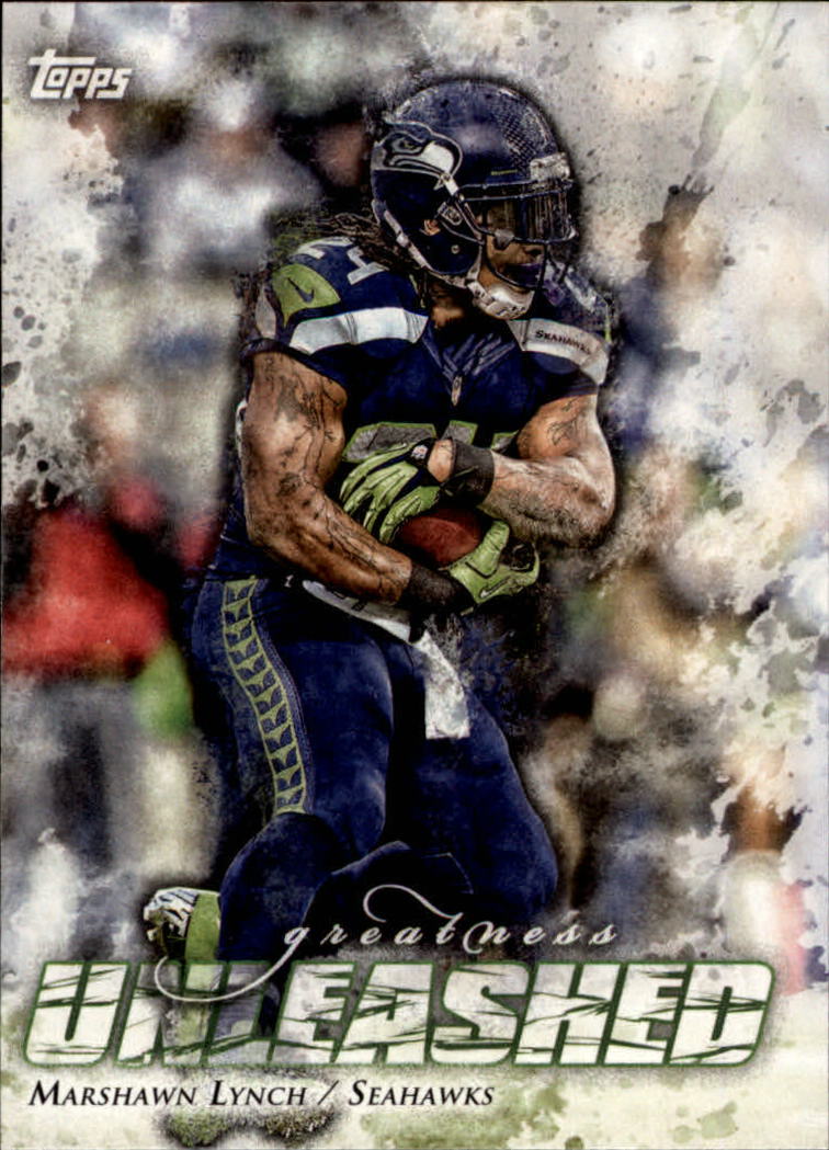 2014 topps greatness unleashed #guml marshawn lynch - nm-mt