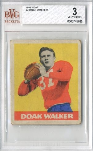 1948 Leaf #4 Doak Walker RC