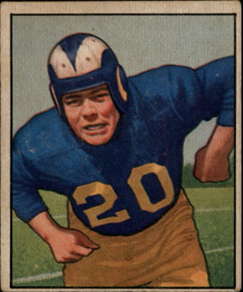 1950 Bowman #53 Dick Huffman RC
