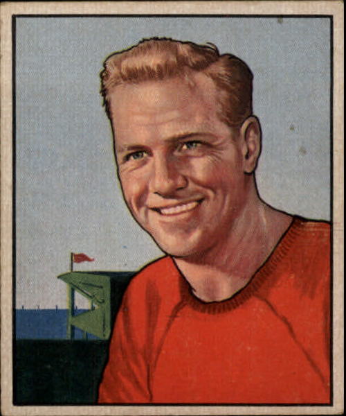 1950 Bowman #106 Ed Carr RC
