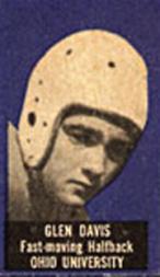 1950 Topps Felt Backs #20 Richard Glen Davis RC