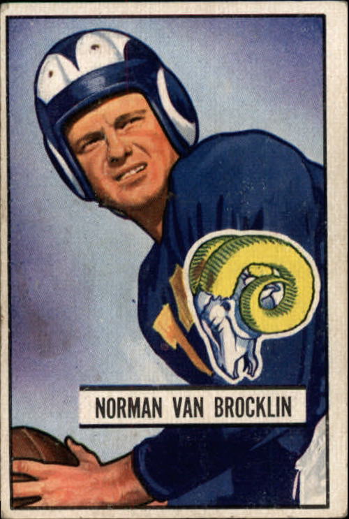 1951 Bowman #4 Norm Van Brocklin RC