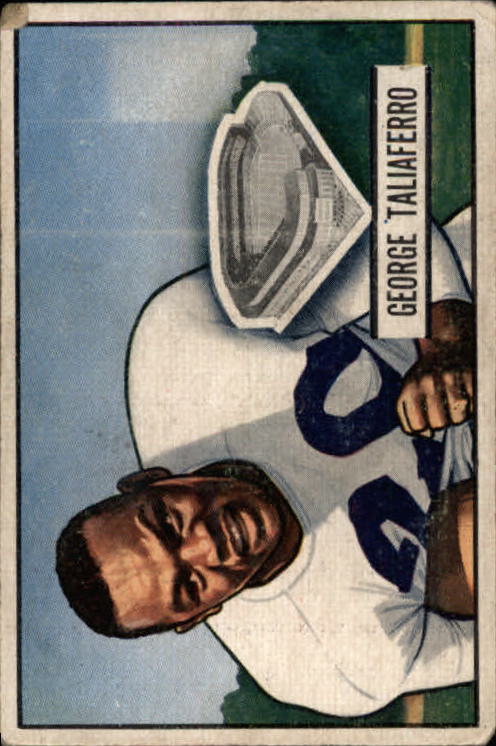 1951 Bowman #8 George Taliaferro
