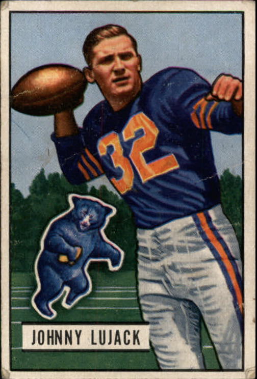 1951 Bowman #15 Johnny Lujack