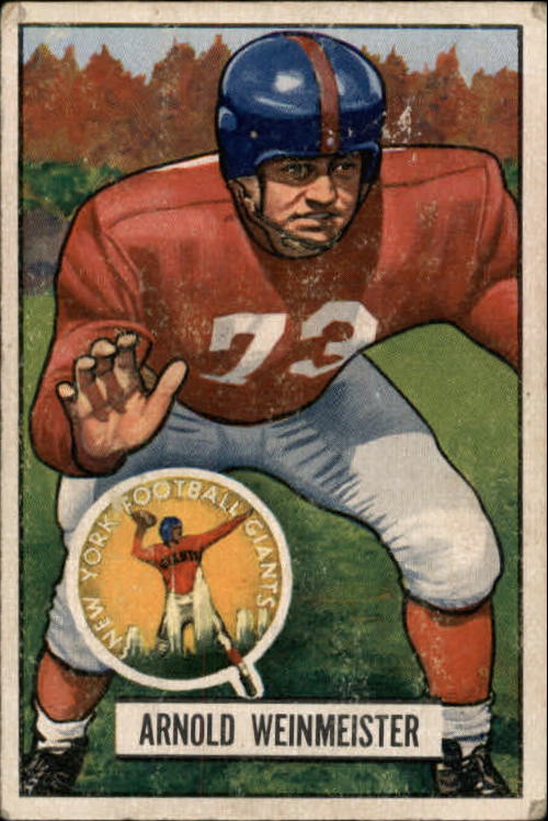 1951 Bowman #21 Arnie Weinmeister RC