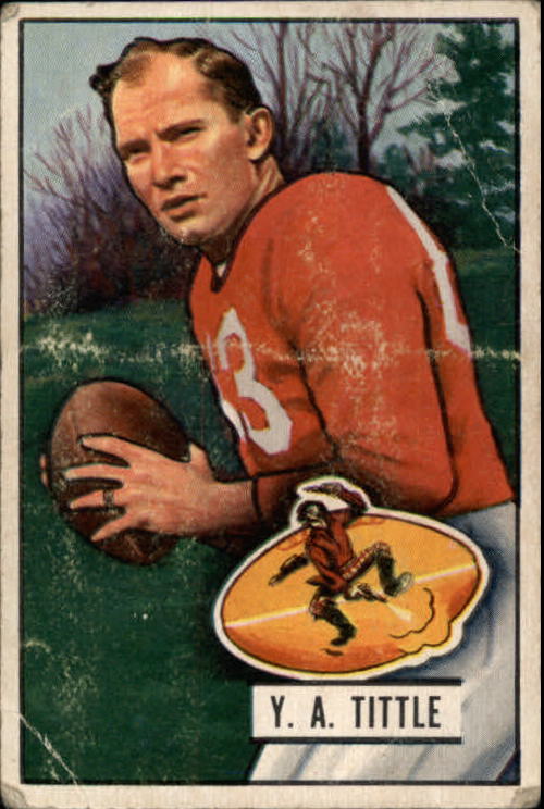 1951 Bowman #32 Y.A.Tittle
