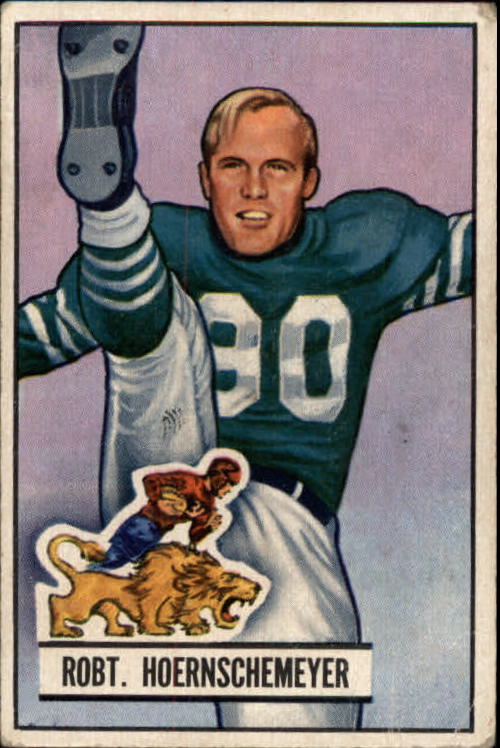 1951 Bowman #63 Bob Hoernschemeyer