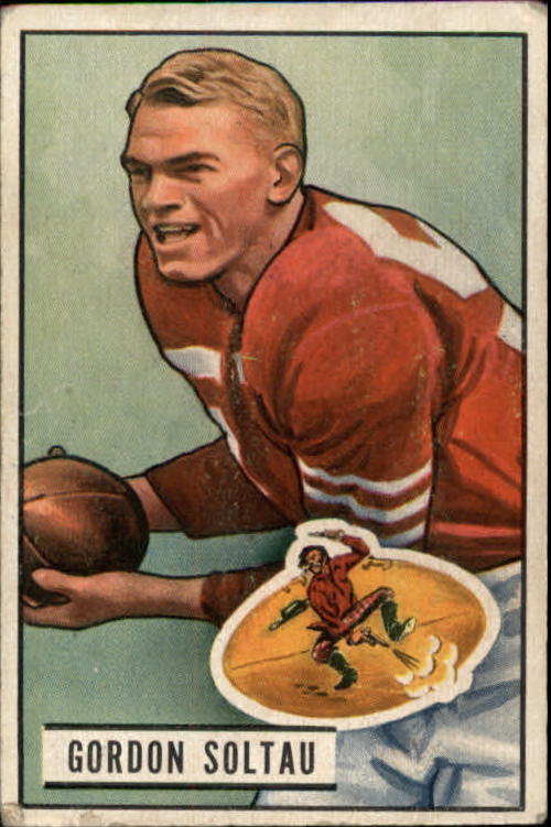 1951 Bowman #67 Gordy Soltau RC
