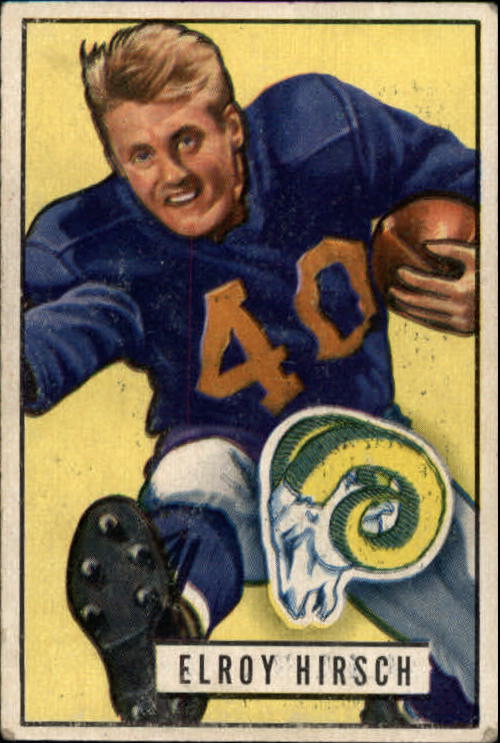 1951 Bowman #76 Elroy Hirsch