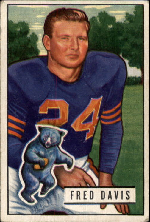 1951 Bowman #86 Fred Davis