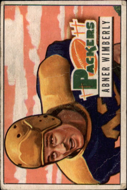 1951 Bowman #125 Abner Wimberly RC