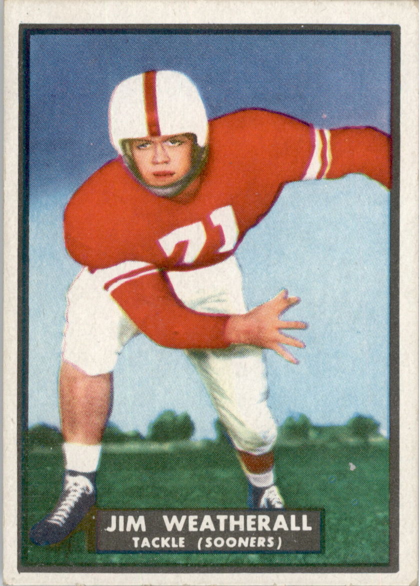 1951 Topps Magic #12 Jim Weatherall RC
