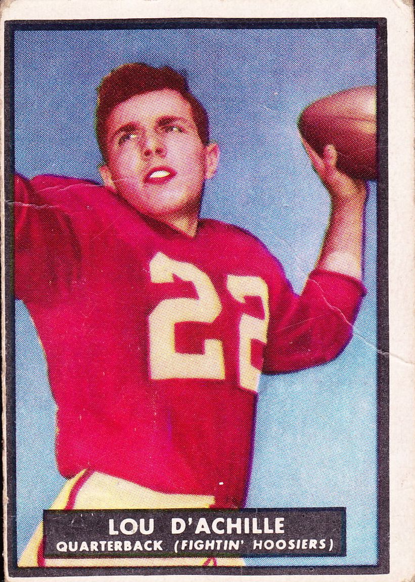 1951 Topps Magic #14 Lou D'Achille RC