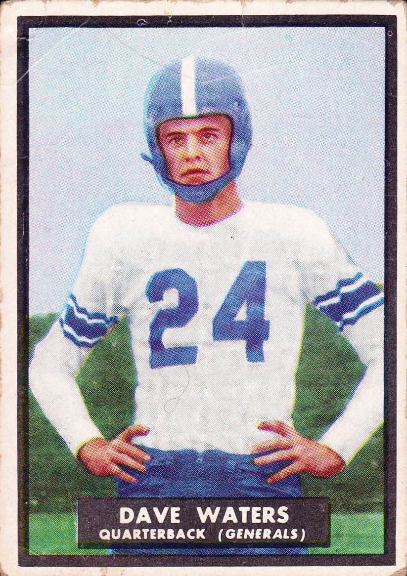 1951 Topps Magic #58 Dave Waters RC