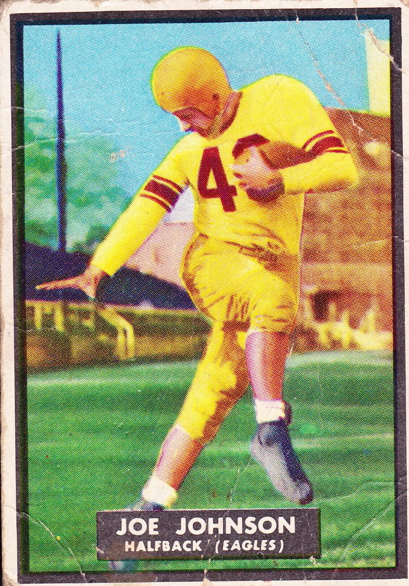 1951 Topps Magic #68 Joe Johnson RB RC