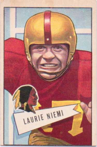 1952 Bowman Large #6 Laurie Niemi RC