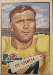1952 Bowman Large #9 Joe Spencer SP RC