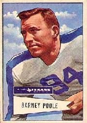 1952 Bowman Large #11 Barney Poole