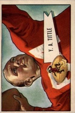 1952 Bowman Large #17 Y.A.Tittle