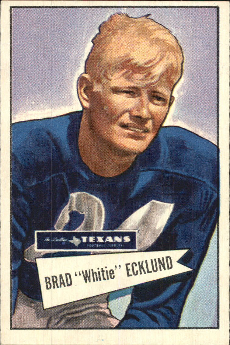 1952 Bowman Large #35 Brad Ecklund