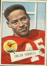 1952 Bowman Large #39 Emlen Tunnell