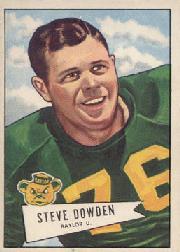 1952 Bowman Large #40 Steve Dowden RC