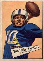 1952 Bowman Large #44 Babe Parilli