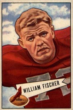 1952 Bowman Large #47 Bill Fischer
