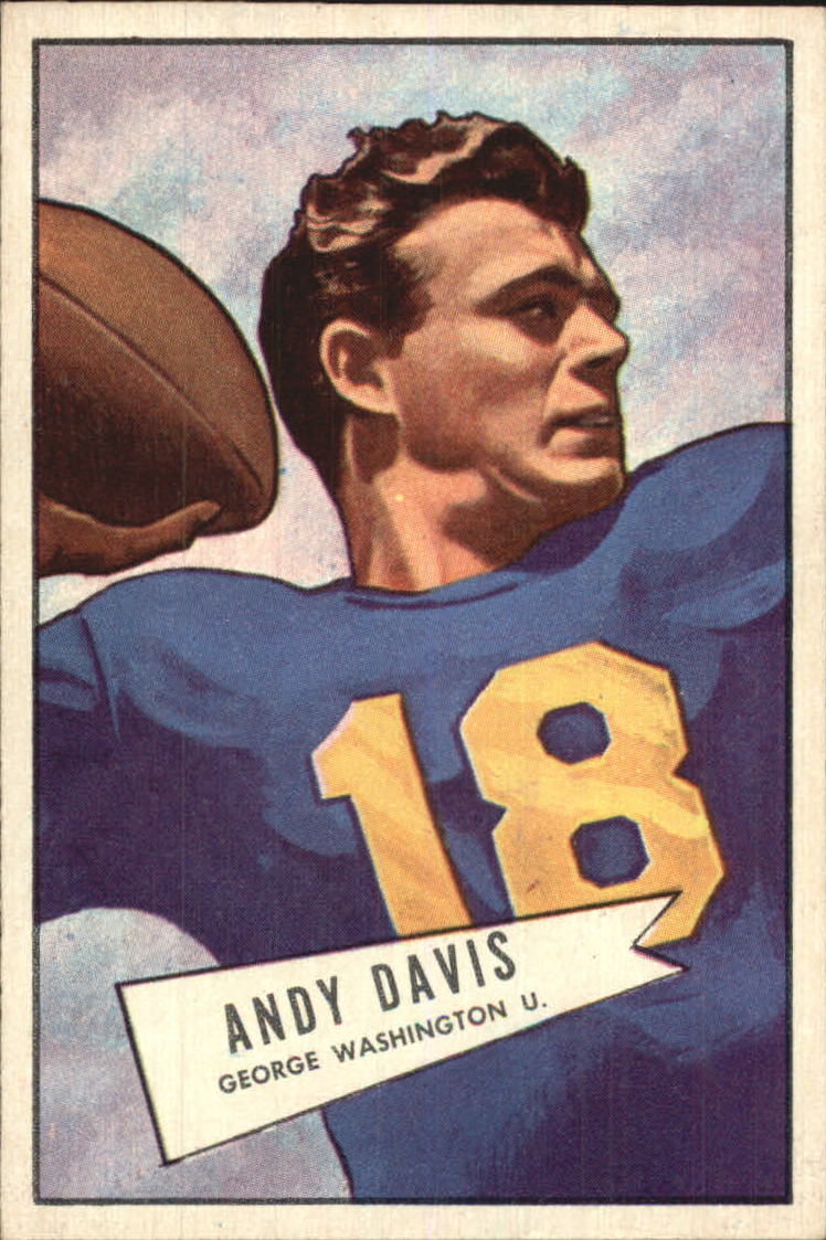 1952 Bowman Large #55 Andy Davis SP RC