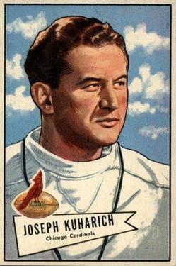 1952 Bowman Large #75 Joe Kuharich CO RC