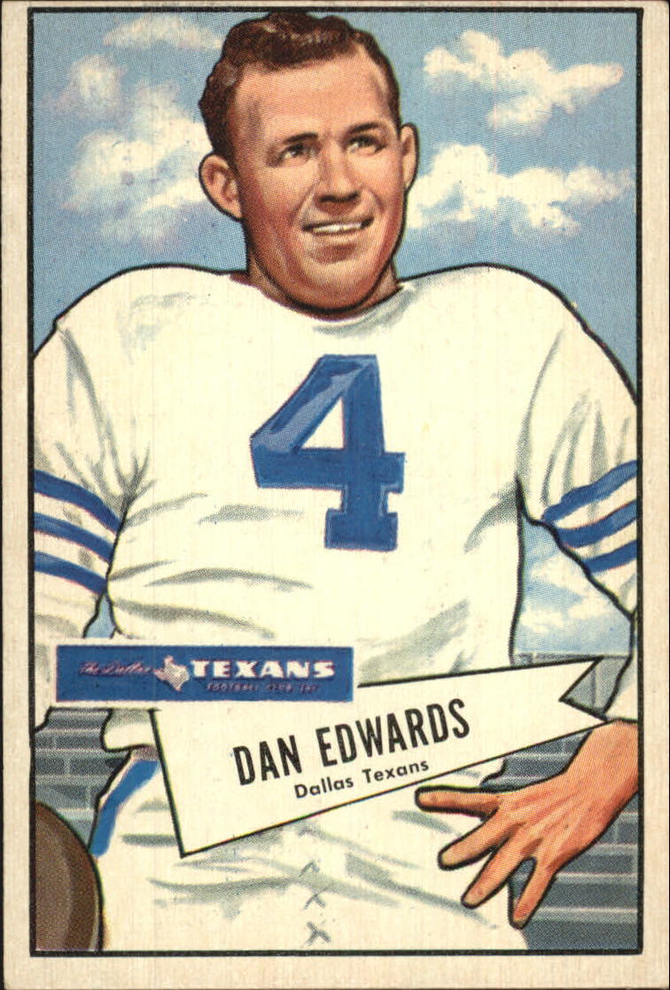 1952 Bowman Large #77 Dan Edwards