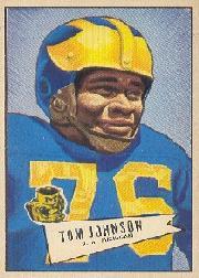 1952 Bowman Large #90 Thomas Johnson SP RC