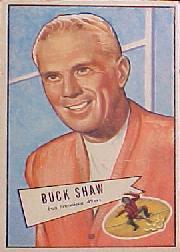 1952 Bowman Large #95 Buck Shaw CO RC