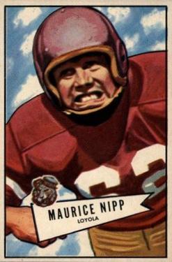 1952 Bowman Large #107 Maurice Nipp RC