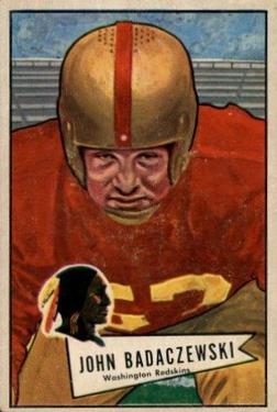 1952 Bowman Large #112 John Badaczewski RC